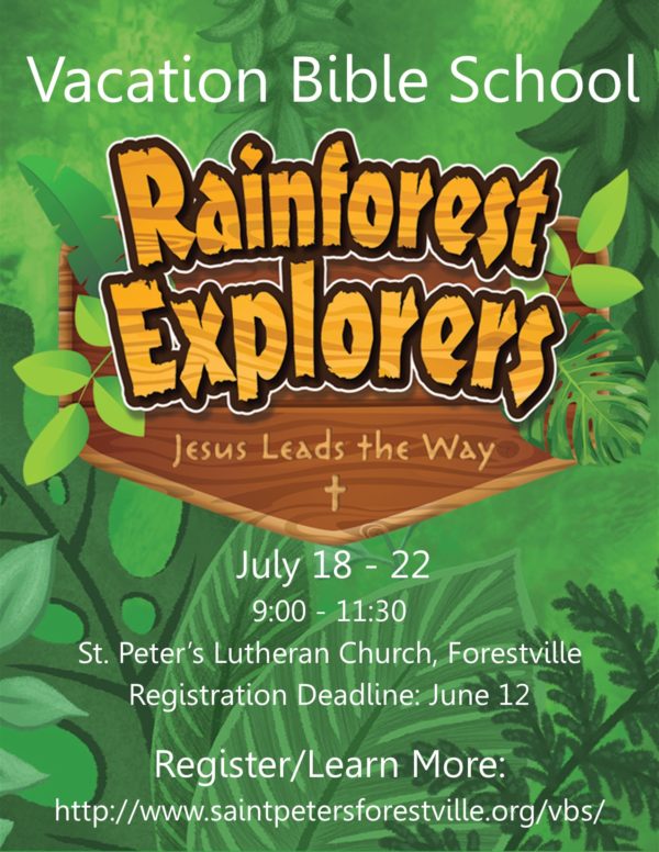Registration Now Open for Vacation Bible School (VBS)