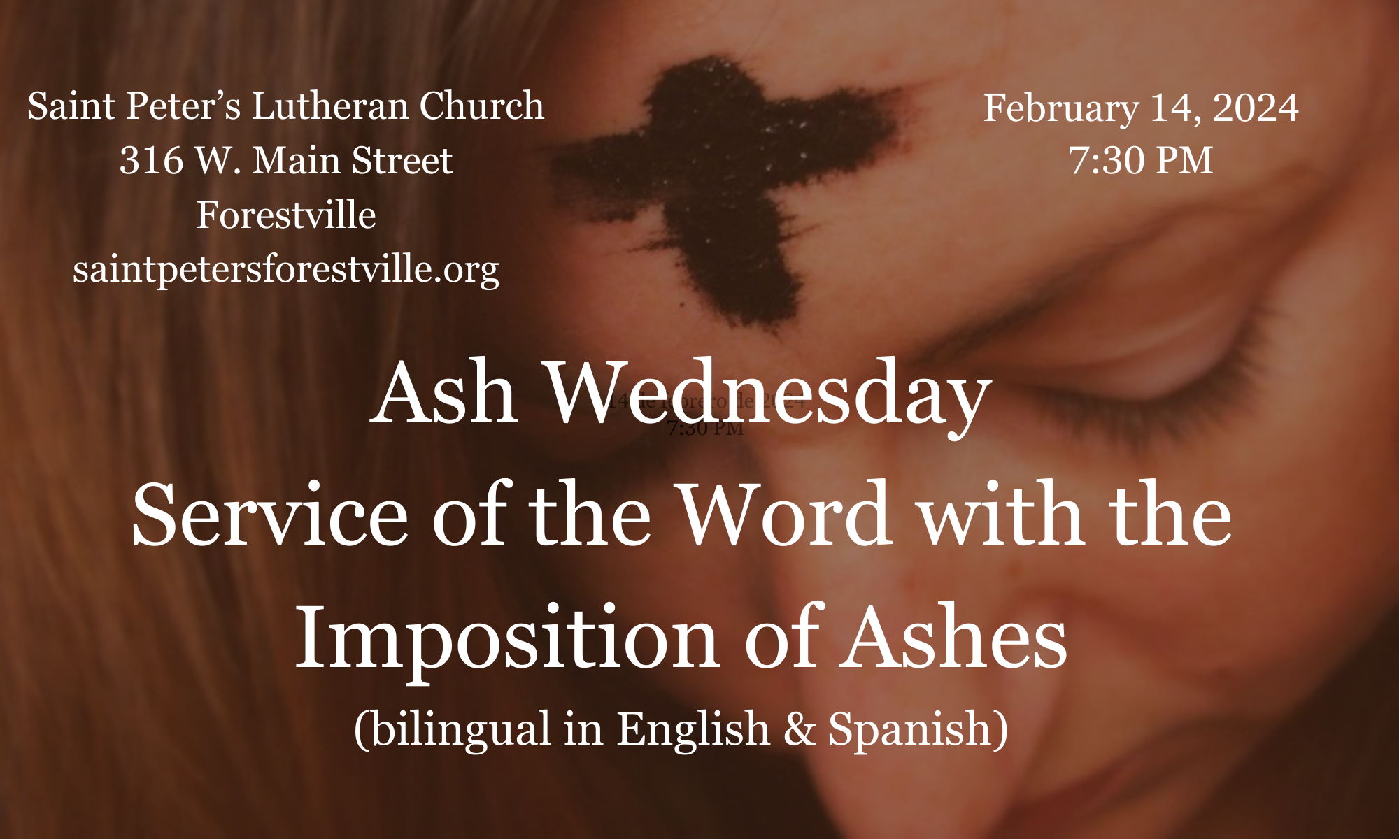 Ash Wednesday Service with the Imposition of Ashes